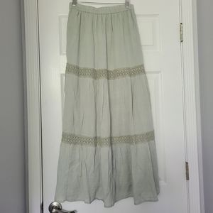 Sim & Sam Sage Long Skirt